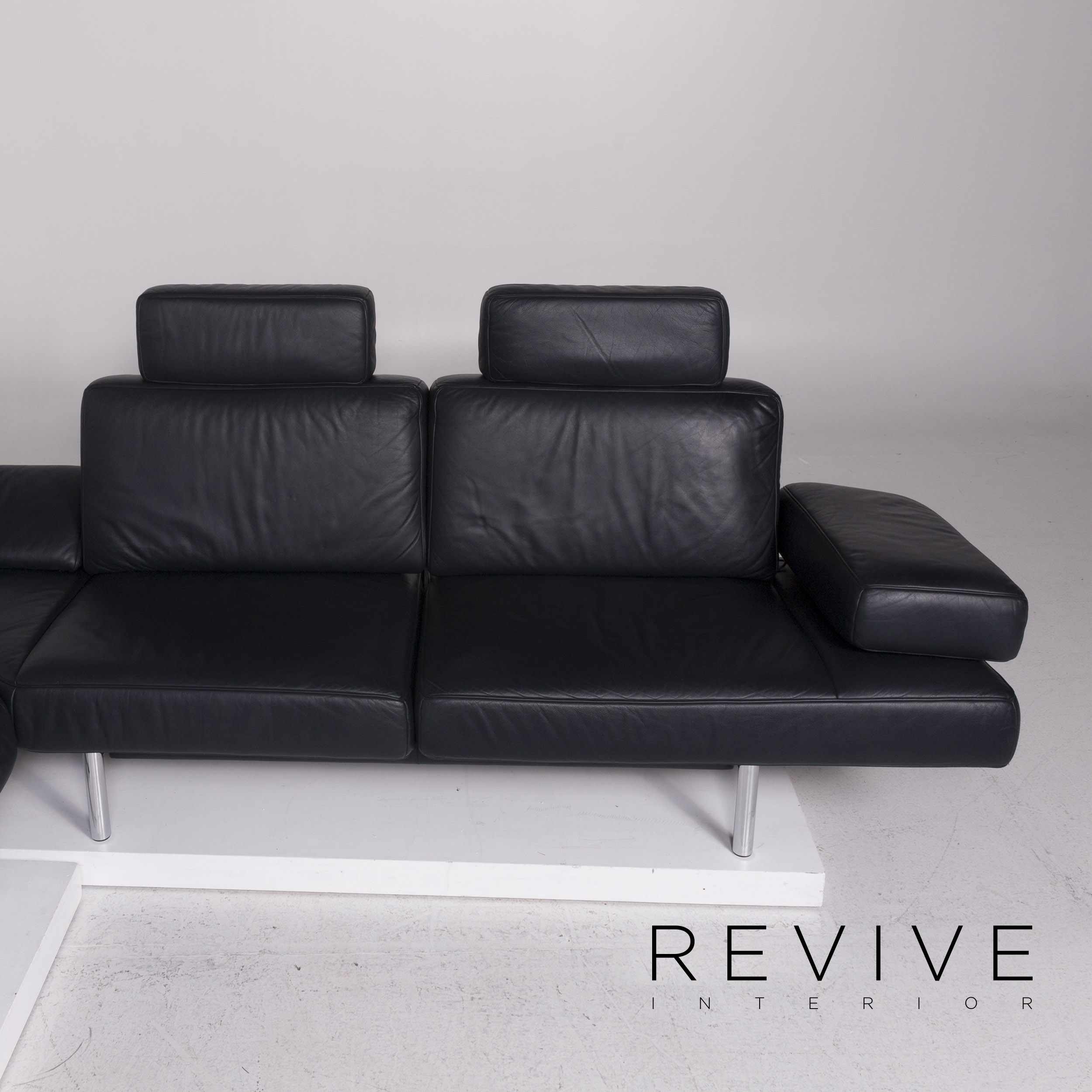Sede Ds 460 Leather Sofa Blue Corner Sofa Incl Function Ebay