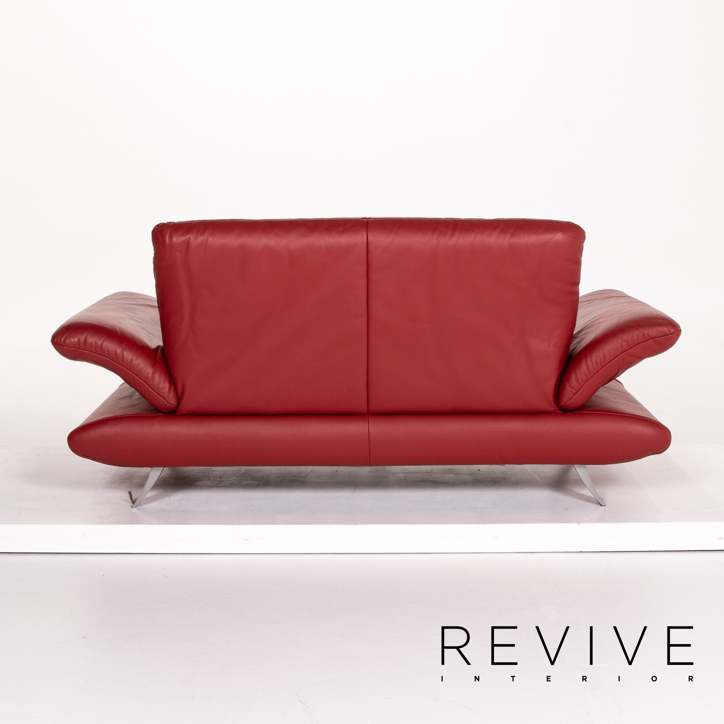 Koinor Rossini Leder Sofa Rot Zweisitzer Funktion Couch #13635 | eBay
