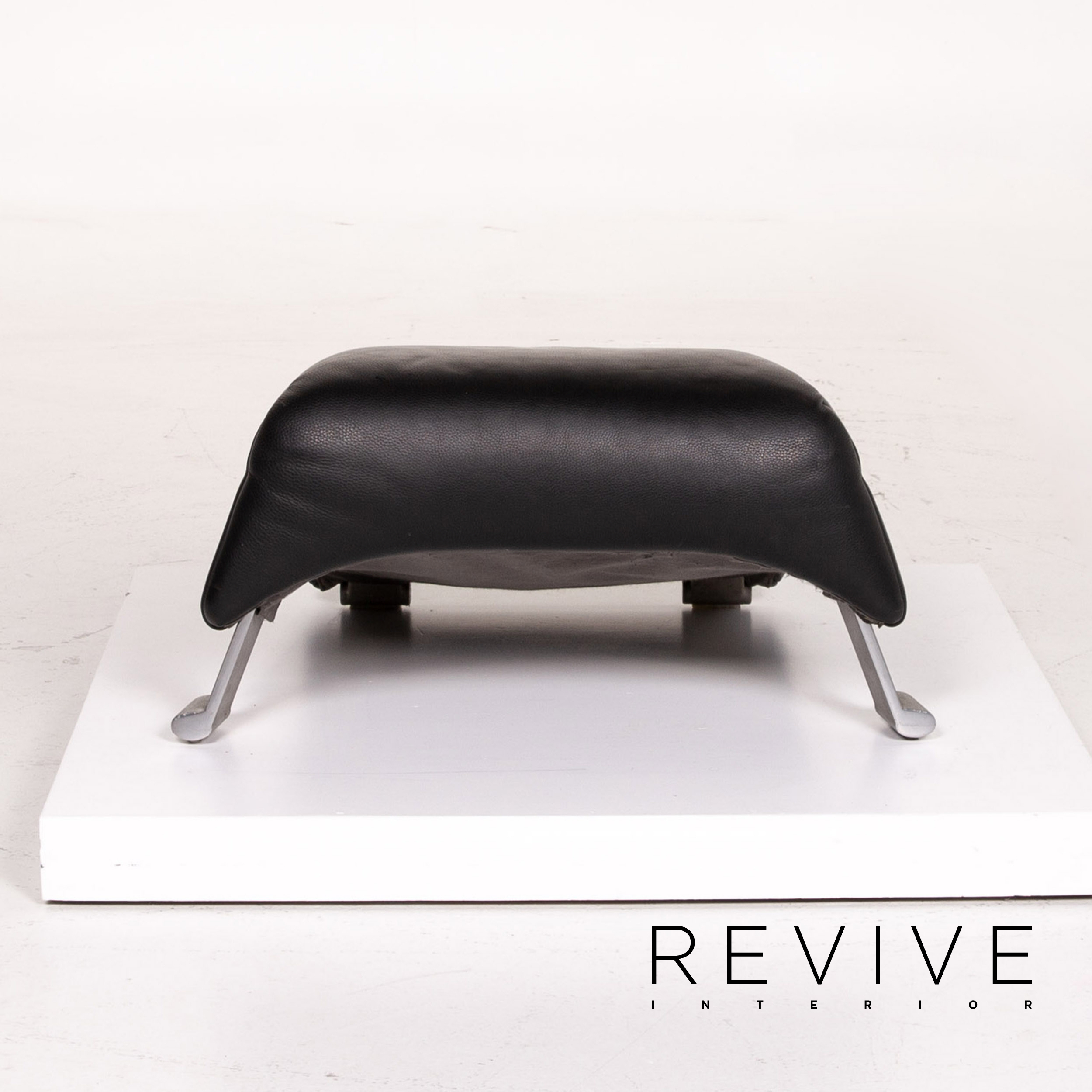 Rolf Benz 322 Leder Hocker Schwarz Ottoman #13990 | eBay